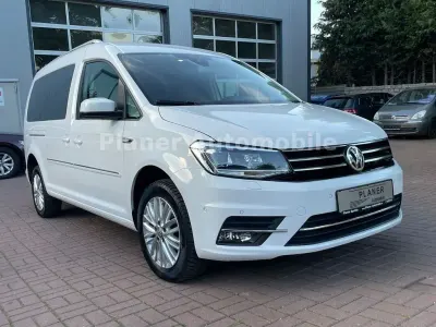 Gebraucht VW Caddy Maxi Highline 150 PS (110 kW) 2019 Weiß Van / Kleinbus
