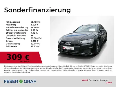 Gebraucht Audi A6 Ambiente 299 PS (219 kW) 2022 Mythosschwarz metallic Kombi