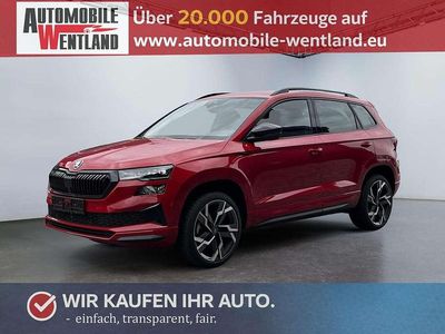 Neu Skoda Karoq SportLine 150 PS (110 kW) 2025 Velvet rot metallic SUV