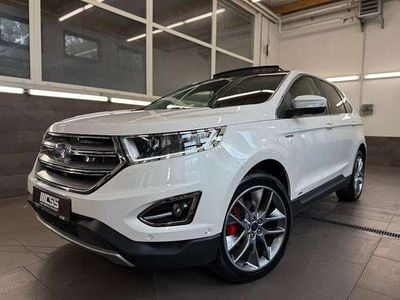 White platinum Gebraucht 2016 Ford Edge Titanium SUV | 20.988 € (Guter Preis)
