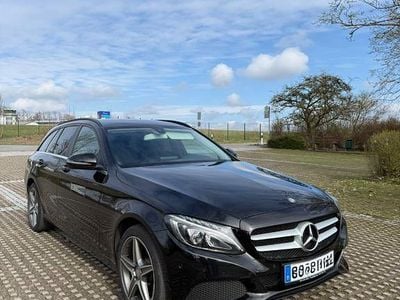 Usata Mercedes C200 AMG 136 CV (100 kW) 2015 Nero Berlina