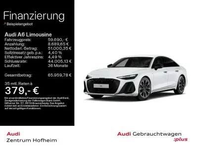 Gebraucht Audi A6 S-Line 367 PS (269 kW) 2026 Gletscherweiß metallic Limousine