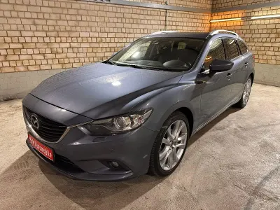 Occasion Mazda 6 Sports-Line 192 PK (141 kW) 2014 Blauw Stationwagen