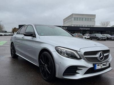 Silber Gebraucht 2019 Mercedes C400 AMG line Limousine | 31.999 € (Teuer)