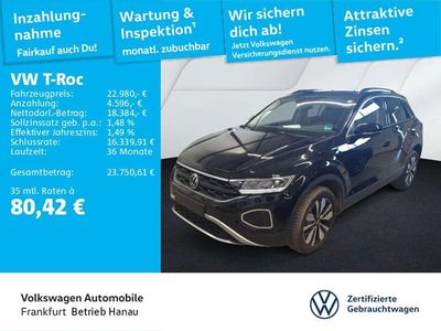 Usata VW T-Roc Goal 116 CV (85 kW) 2025 Nero SUV