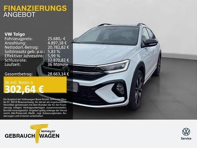 Gebraucht VW Taigo R-line 150 PS (110 kW) 2025 Weiß SUV