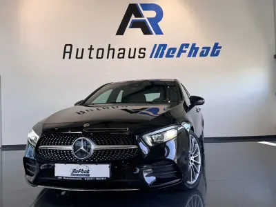 Brugt Mercedes A180 AMG line 136 HK (100 kW) 2019 Sort Sedan
