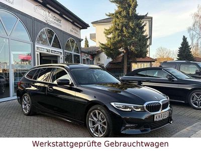 Gebraucht BMW 320 Sport Line 190 PS (139 kW) 2021 Schwarz ii/bonnet fluid black Kombi