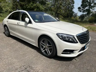 Używany Mercedes S500 AMG 455 KM (334 kW) 2014 Biały Sedan/Limuzyna