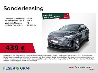 Gebraucht Audi Q4 Sportback e-tron Ambiente 210 kW (286 PS) 2025 Mythosschwarz metallic SUV