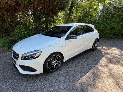 Gebraucht Mercedes A200 AMG line 156 PS (114 kW) 2018 Weiß Limousine