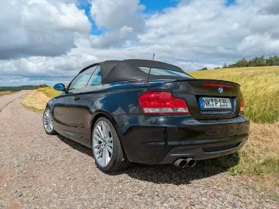 Gebraucht BMW 125 Cabriolet M Sport 218 PS (160 kW) 2008 Schwarz Cabrio