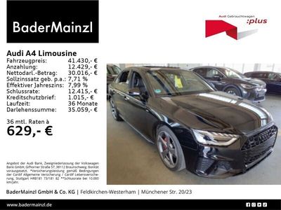 gebraucht Audi A4 Limousine 40 TDI quattro S line HuD LED B&O