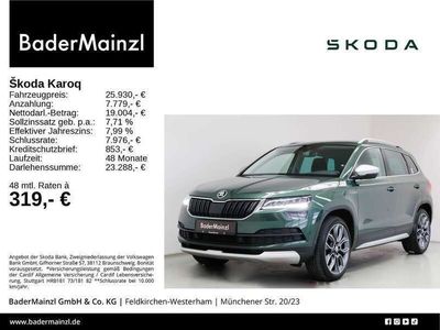 gebraucht Skoda Karoq Scout