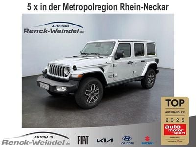 Gebraucht Jeep Wrangler Unlimited Sahara 272 PS (200 kW) 2024 Weiss SUV
