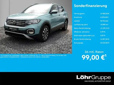 Gebraucht VW T-Cross Active 110 PS (80 kW) 2022 Blau SUV