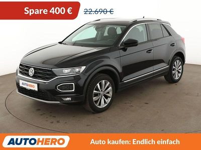 Second-hand VW T-Roc Style 150 CP (110 kW) 2020 Negru SUV