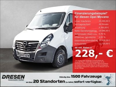 gebraucht Opel Movano B 2.3 Kasten L3H2 3,5t Navi Allwetter Klimaautom SHZ Totwinkelassistent Scheinwerferreg