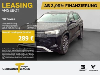 Gebraucht VW Tayron Life 150 PS (110 kW) 2025 Schwarz SUV