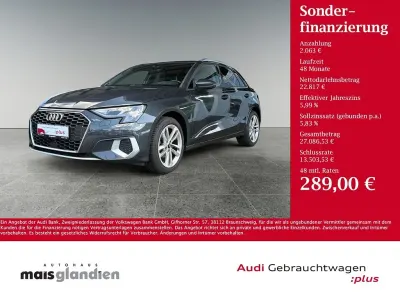 Gebraucht Audi A3 Advanced 116 PS (85 kW) 2023 Manhattangrau metallic Limousine