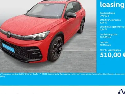 Brugt VW Tiguan R-line 193 HK (141 kW) 2024 Rød SUV