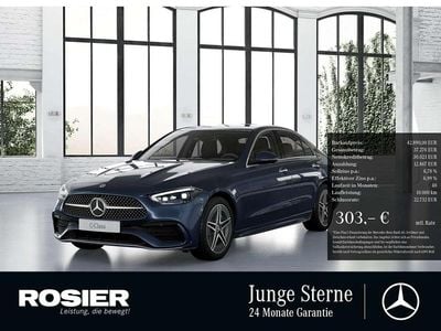 Usata Mercedes C220 AMG 200 CV (147 kW) 2024 Blu Berlina