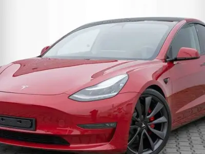 Brugt Tesla Model 3 Performance 355 kW (483 HK) 2019 Rød Sedan