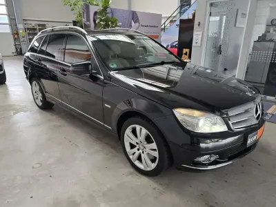 Gebraucht Mercedes C350 Avantgarde 272 PS (200 kW) 2008 Obsidianschwarz  metalliclack Kombi
