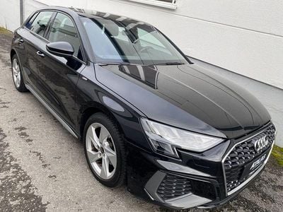 Brugt Audi A3 S-Line 116 HK (85 kW) 2022 Sort Sedan