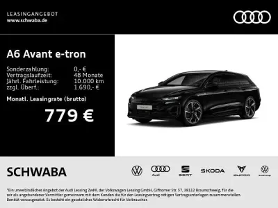 Neu Audi A6 e-tron Performance 269 kW (367 PS) 2026 Schwarz Kombi