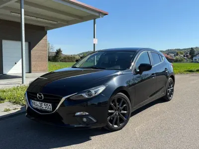Gebraucht Mazda 3 Sports-Line 120 PS (88 kW) 2016 Schwarz Limousine