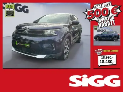 Gebraucht Citroën C5 Aircross PureTech 131 PS (96 kW) 2024 New dark blue (metallic) SUV