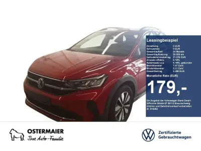 Brugt VW Taigo Goal 116 HK (85 kW) 2024 Rød SUV