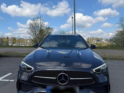 Usata Mercedes C300e AMG line 313 CV (230 kW) 2022 Grigio Station wagon