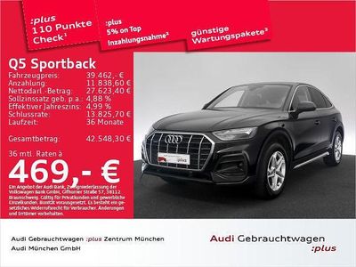 Second-hand Audi Q5 Sportback Performance 204 CP (150 kW) 2023 Negru SUV