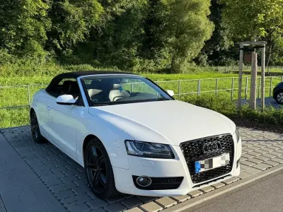 Gebraucht Audi A5 Cabriolet S-Line 179 PS (131 kW) 2011 Weiß Cabrio