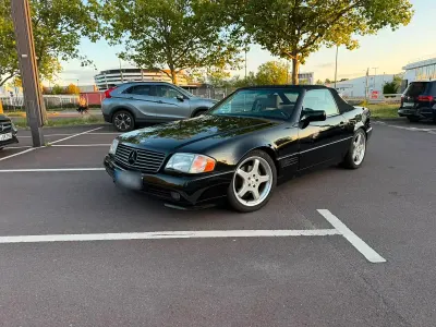 Gebraucht Mercedes SL320 231 PS (169 kW) 1993 Schwarz Cabrio