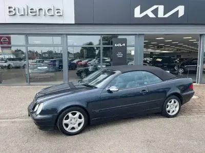 Brugt Mercedes CLK200 Elegance 136 HK (100 kW) 1999 Blå Cabriolet