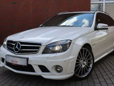 Gebraucht Mercedes C63 AMG AMG 457 PS (336 kW) 2009 Calcitweiss  unilack Kombi