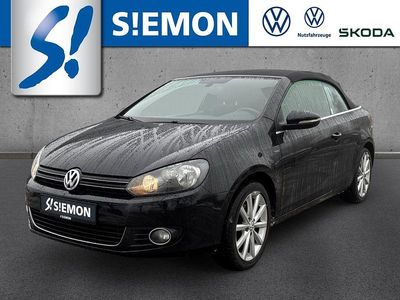 Schwarz Gebraucht 2015 VW Golf Cabriolet LOUNGE Cabrio | 11.730 € (Fairer Preis)