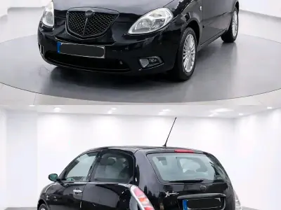 Gebraucht Lancia Ypsilon 77 PS (56 kW) 2007 Schwarz Kleinwagen