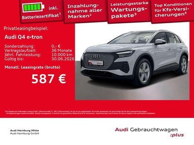 Gebraucht Audi Q4 e-tron Ambiente 210 kW (286 PS) 2024 Gletscherweiß metallic SUV