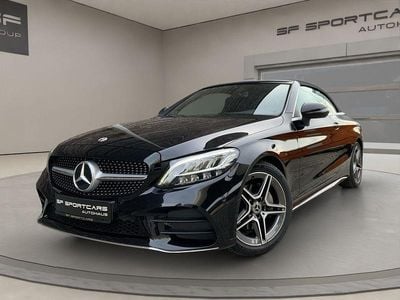 Gebraucht Mercedes C200 AMG line 184 PS (135 kW) 2022 Schwarz Cabrio