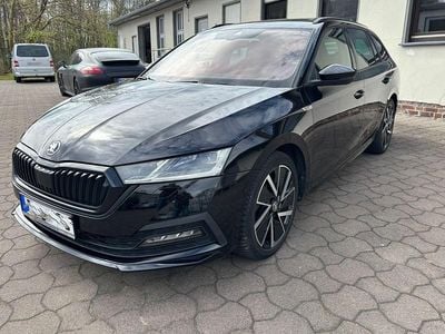 Second-hand Skoda Octavia SportLine 190 CP (139 kW) 2022 Negru Break