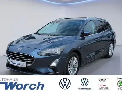 Gebraucht Ford Focus Titanium X 150 PS (110 kW) 2021 Chromablau metallic Kombi