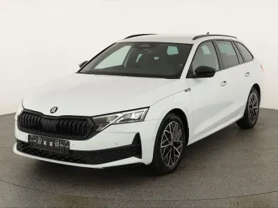 Neu Skoda Octavia SportLine 150 PS (110 kW) 2026 Moonweiß perleffekt Kombi
