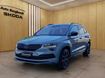 Gebraucht Skoda Karoq SportLine 150 PS (110 kW) 2022 Stahlgrau SUV