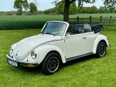 Używany VW Käfer 50 KM (36 kW) 1979 Biały Kabriolet