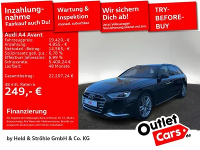 Gebraucht Audi A4 Advanced Plus 204 PS (150 kW) 2023 Brillantschwarz Kombi