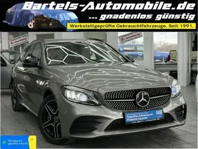 Brugt Mercedes C300 AMG line 194 HK (142 kW) 2021 Sølv Stationcar